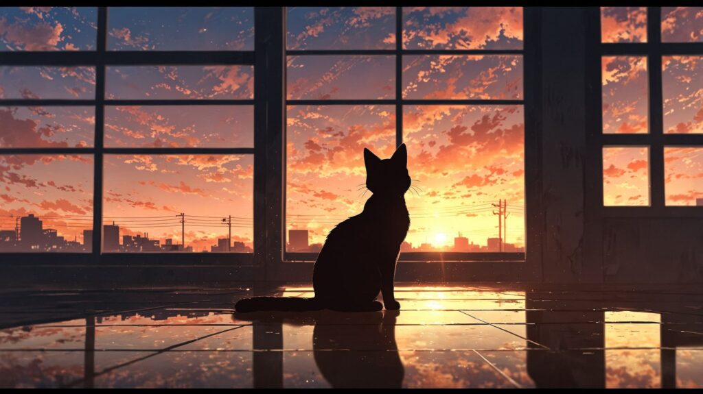 朝の始まりと猫