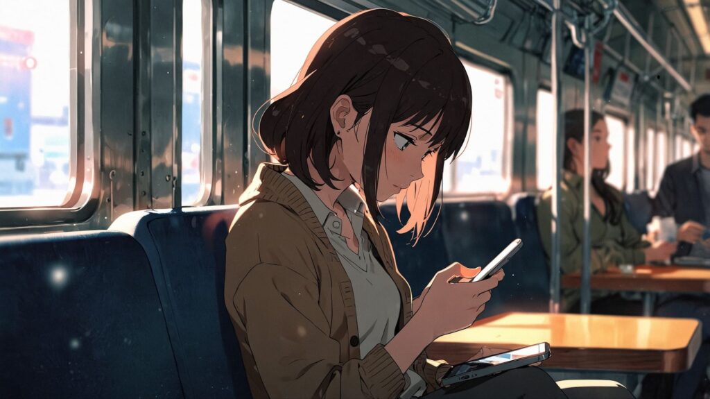 通勤時間の静かな学び