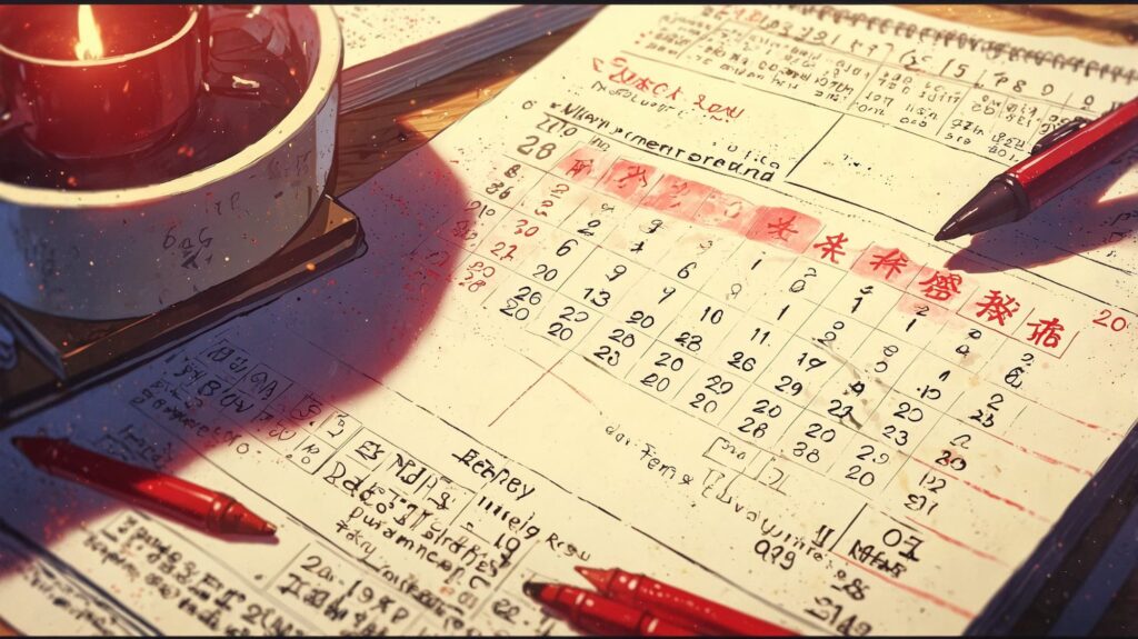 完璧ではない12月のカレンダー