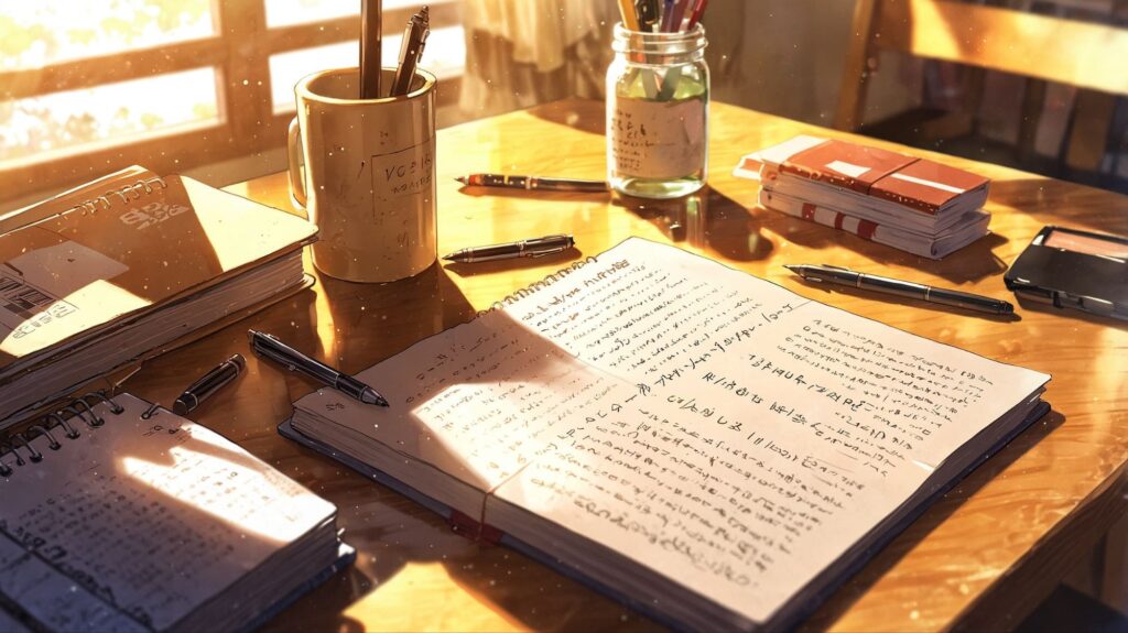 朝のジャーナリングノート