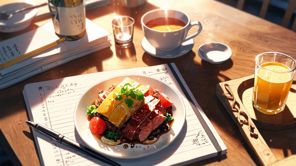 朝の振り返りノート