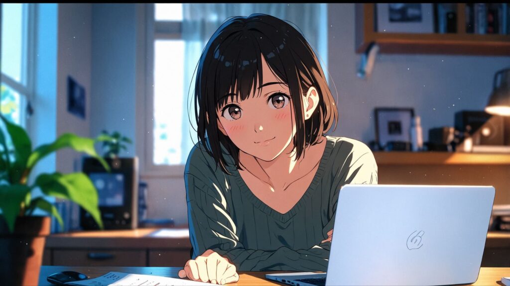 小さな成功の笑顔