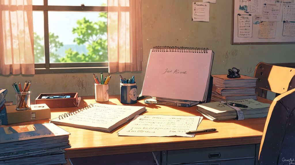 70点主義ノートの朝