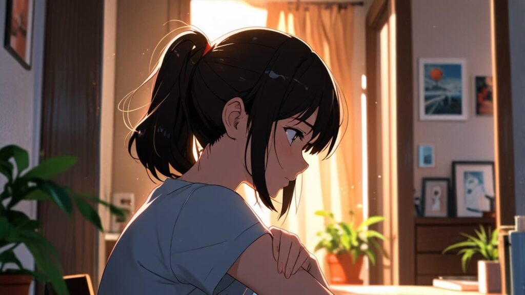 静かな部屋の隅を選ぶ
