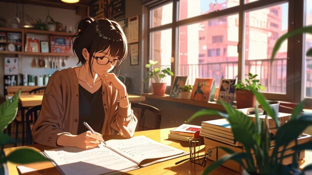 創造的なカフェ、自分を取り戻す