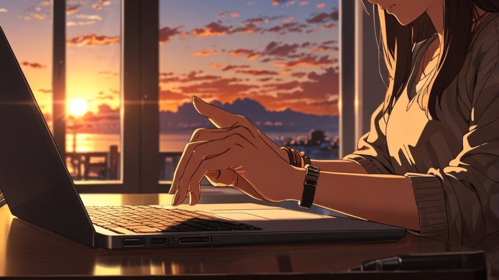 夕暮れの静かな決意