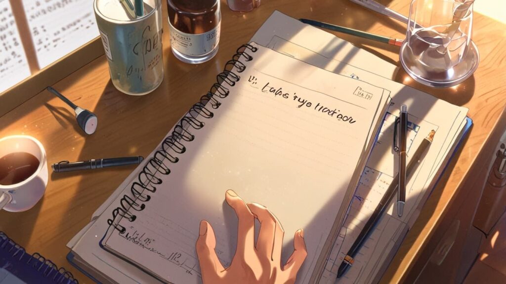 夜の感謝ノート