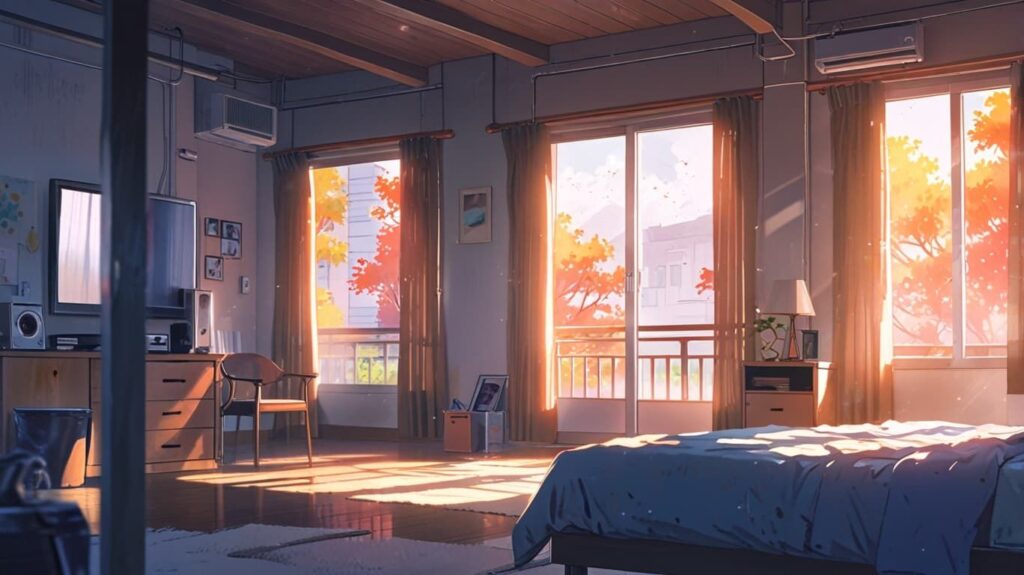 朝光のミニマルな部屋