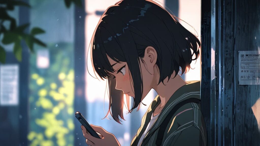 スマホ過多 朝のストレス