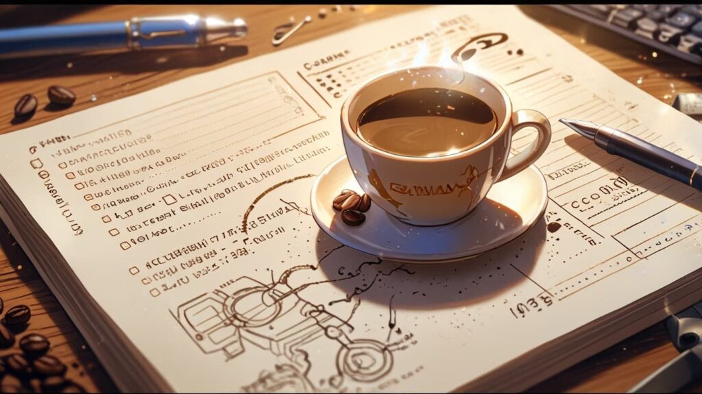 コーヒー豆の科学図解