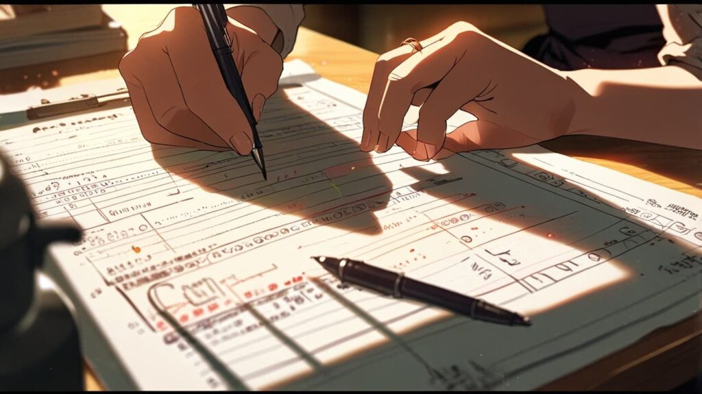 やわらかな光の評価シート