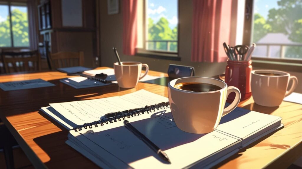 コーヒーとノートの疑問整理