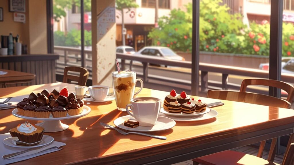 カフェ風コーヒーとお菓子の相性
