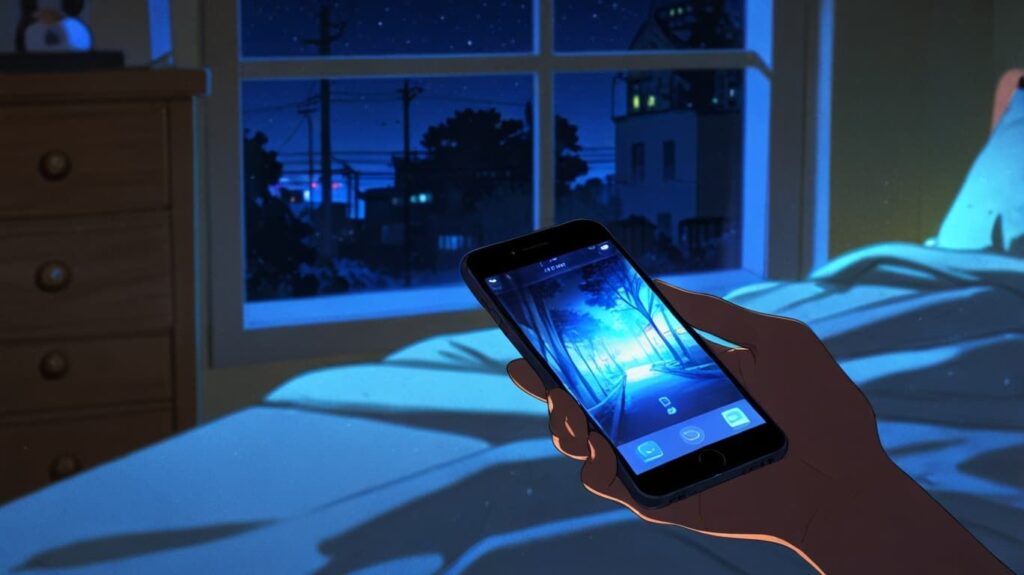 金曜日の夜 アラームなしの画面