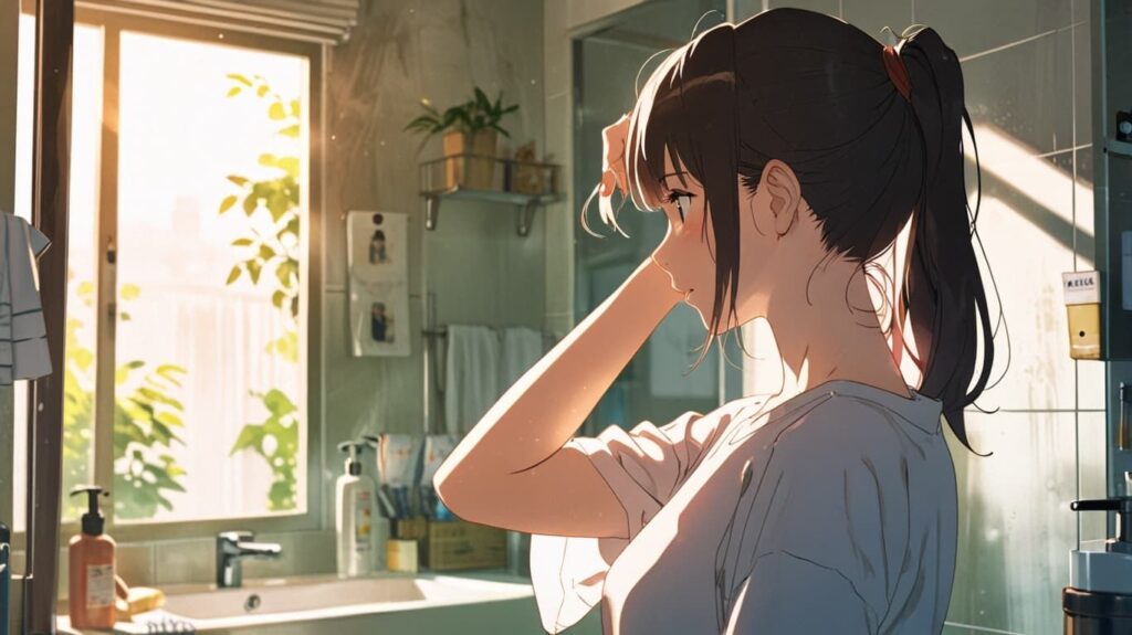 朝のヘアセットがくれる小さな希望