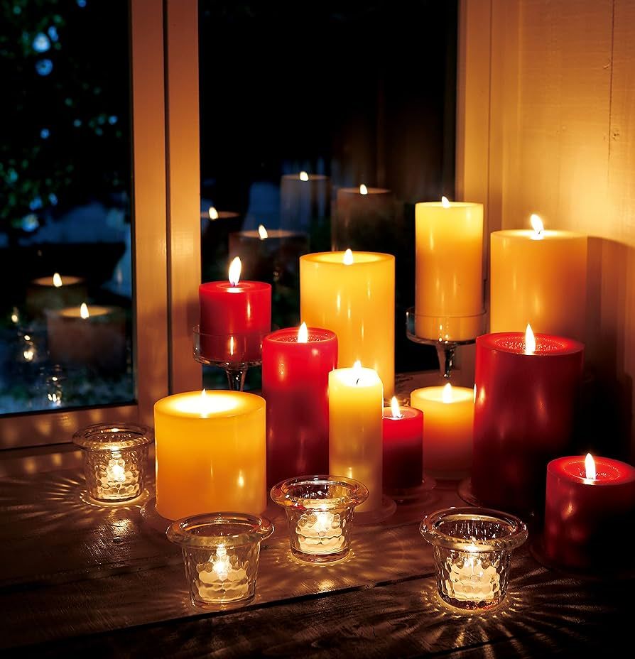 ピラーキャンドルのインテリア