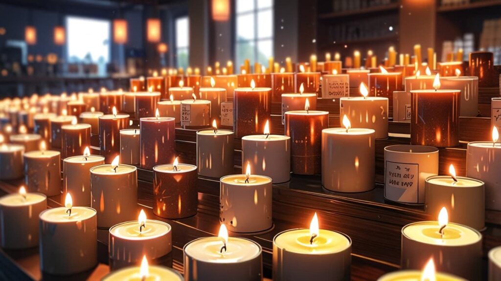 キャンドルブランドのパッケージ