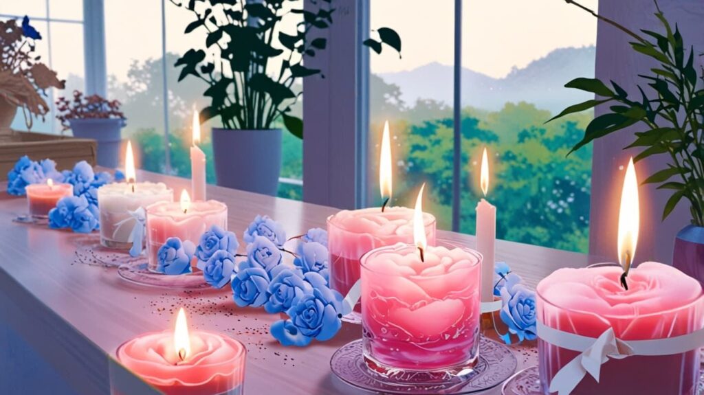 フローラルキャンドルの優しさ