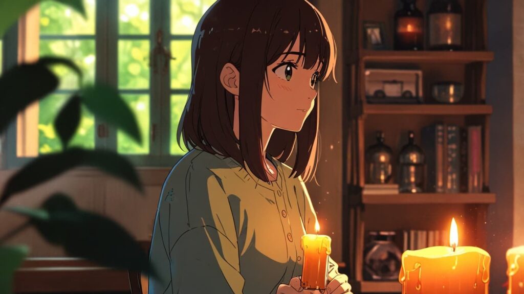 時間帯別キャンドル