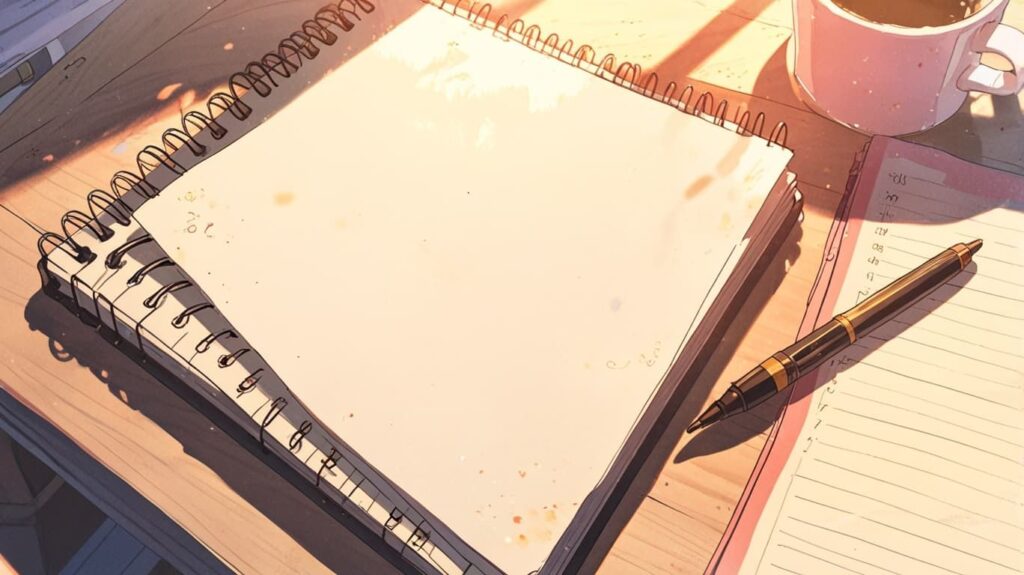 余白のある感情ノート