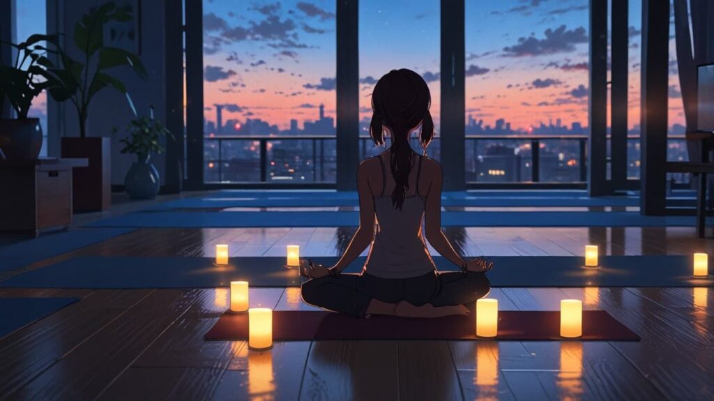 ヨガ前の静けさ